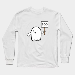 Ghost says Boo Long Sleeve T-Shirt